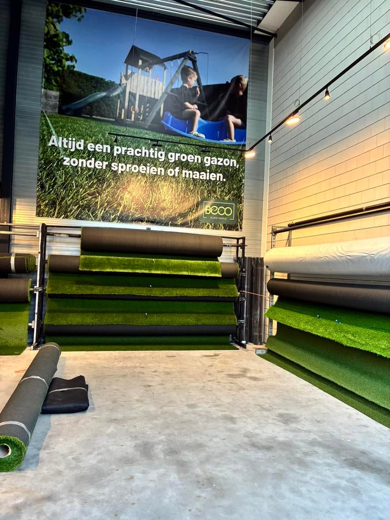 Kunstgras - 12 soorten op voorraad!-LOODSVERKOOP, Tuin en Terras, Gras en Kunstgras, Ophalen of Verzenden, Nieuw, Minder dan 10 m²