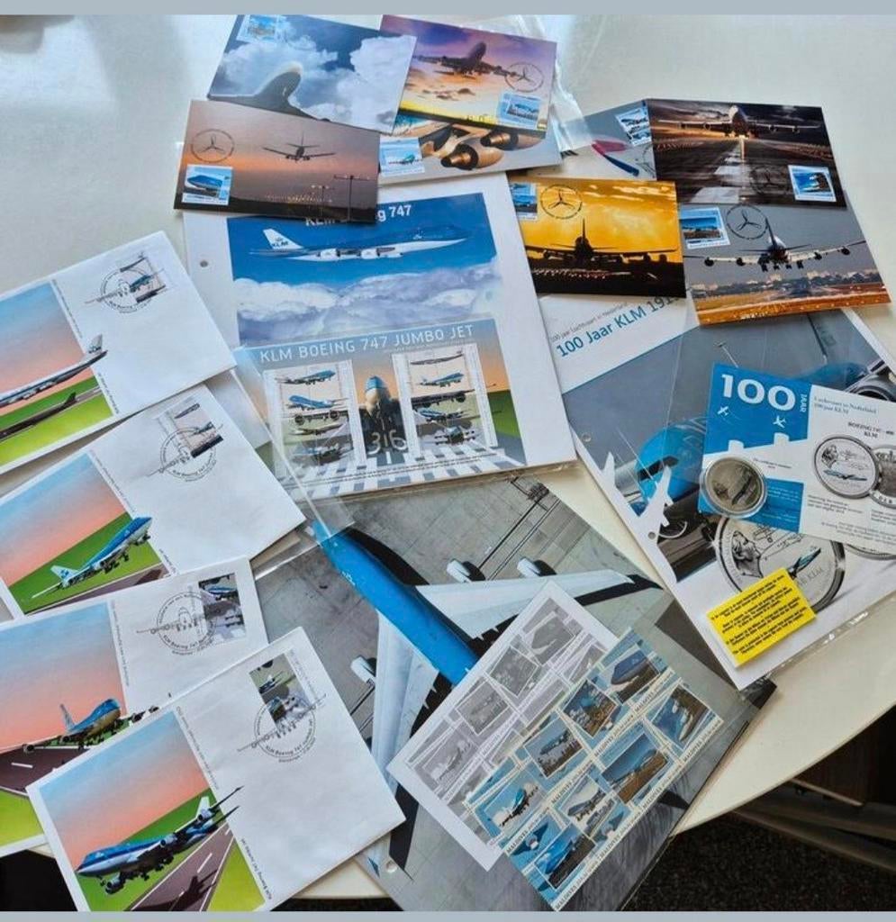 KLM Postzegelsets en Munt, Ophalen of Verzenden, Overige thema's