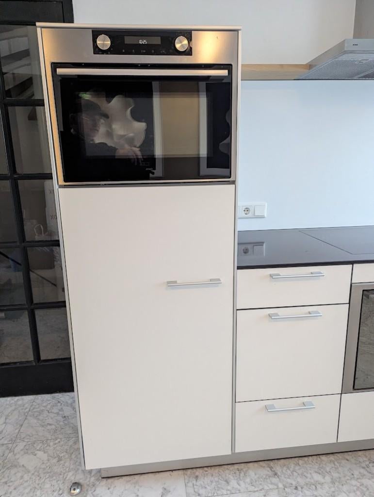 Complete Bulthaup B3 hoekkeuken, Gebruikt, Wit, Hoekkeuken, Ophalen of Verzenden