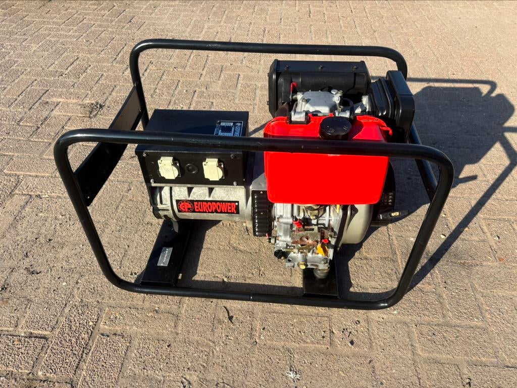 5,5 KVA aggregaat 230 Volt Yanmar diesel generator, Ophalen, 5 tot 10 kVA, Elektrisch startend
