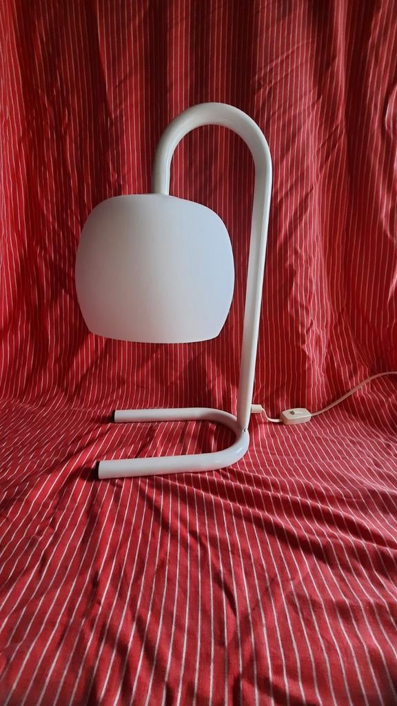 Aparte postmoderne tafellamp jrn 70/80, lees de beschrijving, Ophalen of Verzenden, Zo goed als nieuw, Glas, Minder dan 50 cm