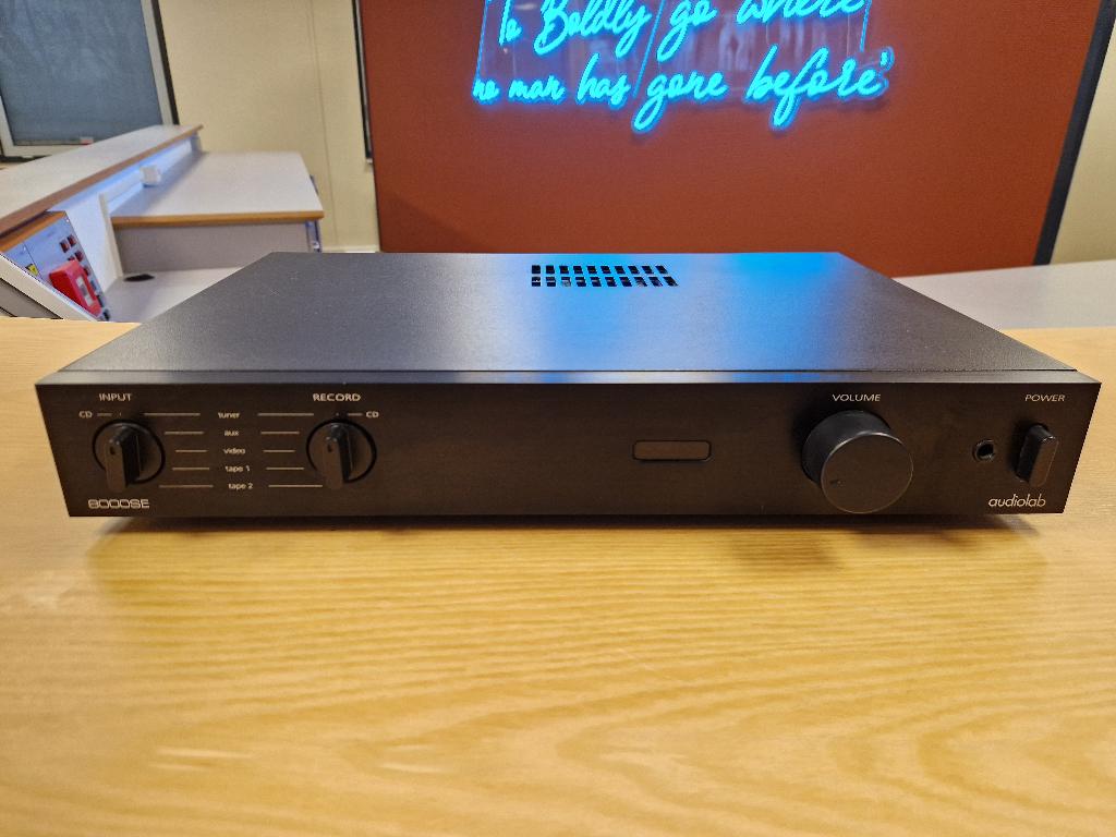 ✅ Audiolab 8000SE geïntegreerde versterker zwart, Overige merken, Gebruikt, Ophalen of Verzenden, 60 tot 120 watt