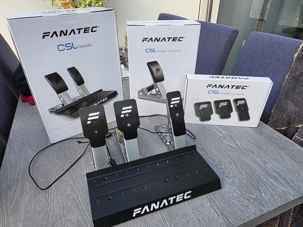 Fanatec CSL Pedals met extras, Computers en Software, Joysticks, Ophalen, Gebruikt, Fanatec