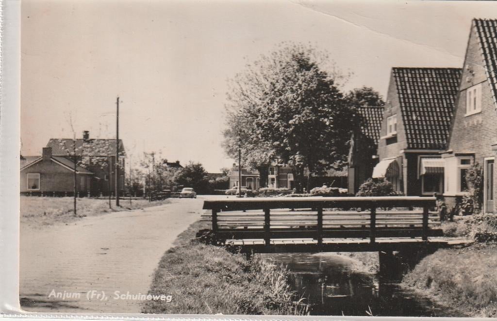 Anjum, Verzenden, 1940 tot 1960, Gelopen, Friesland