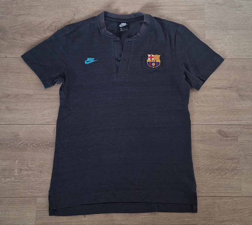 Nike poloshirt Barcelona, maat M, Ophalen of Verzenden, Zo goed als nieuw, Blauw