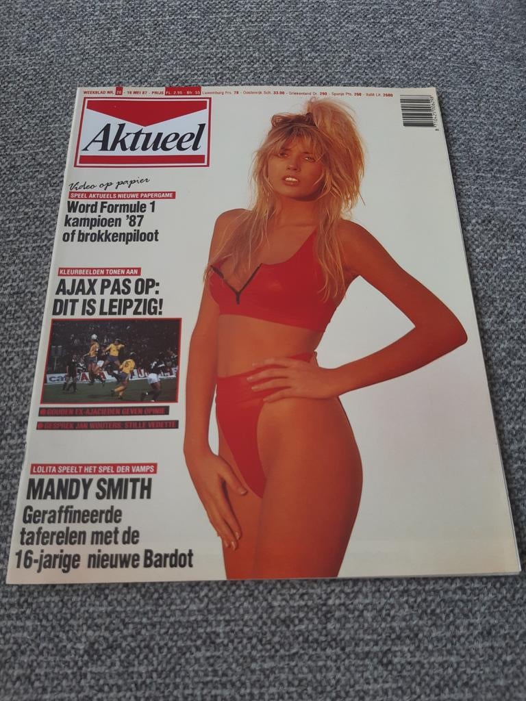 20.Aktueel 1987. Mandy Smith. Julie Christie. Mirjam Sternhe, Verzamelen, Tijdschriften, Kranten en Knipsels, Ophalen of Verzenden