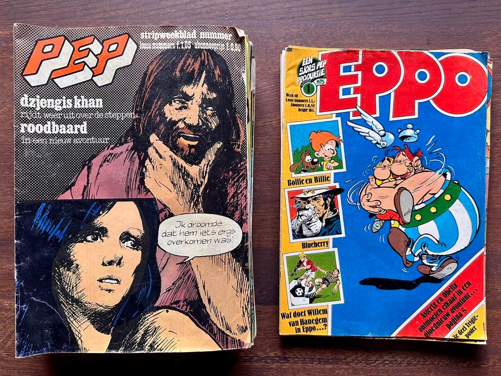 Te koop: Jaargangen PEP, Eppo, Sjors en Wham, Boeken, Complete serie of reeks, Ophalen, Gelezen, Europa