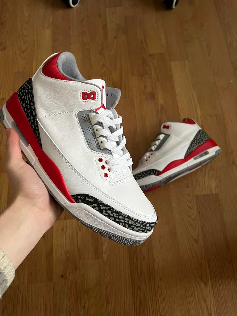 Nike air jordan 3 fire red, Ophalen of Verzenden, Zo goed als nieuw
