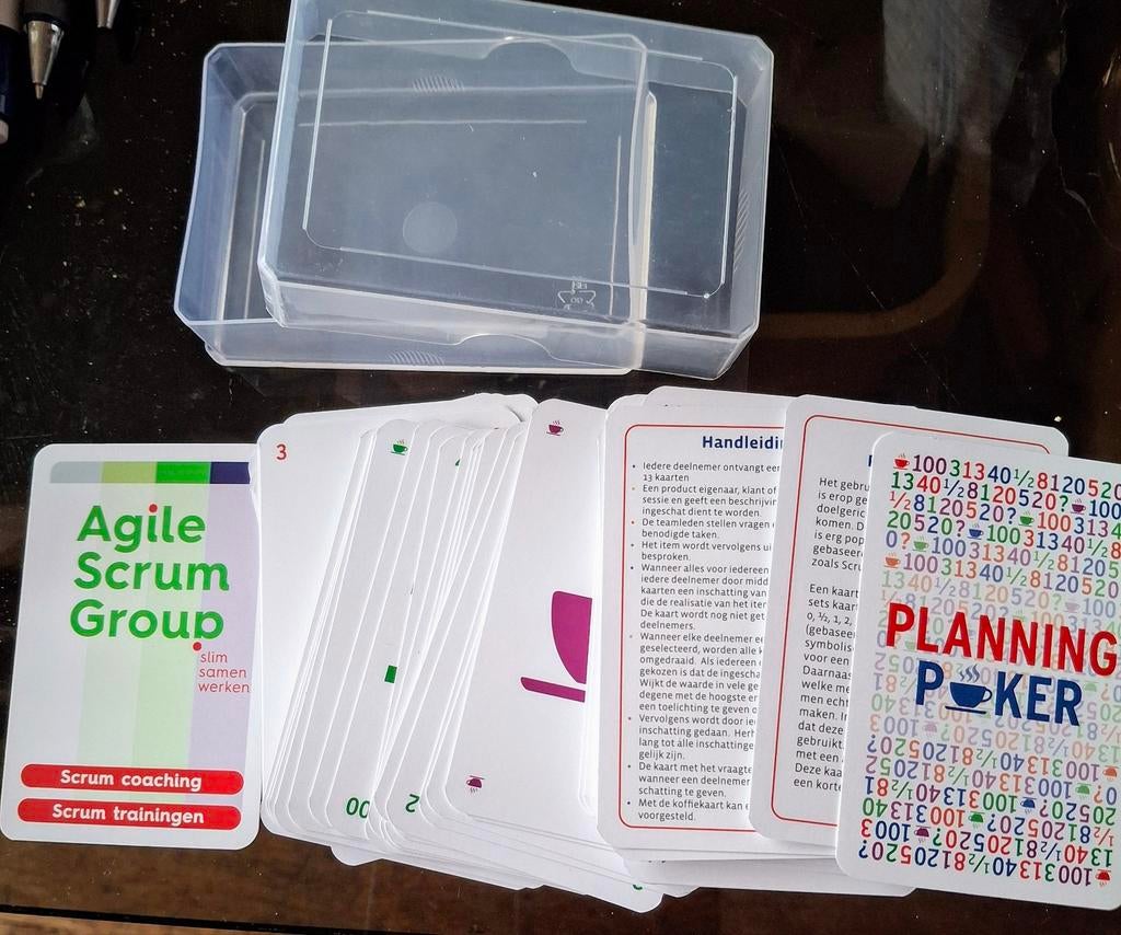 Planning Poker Agile Scrum Groep - schatting tool, Ophalen of Verzenden