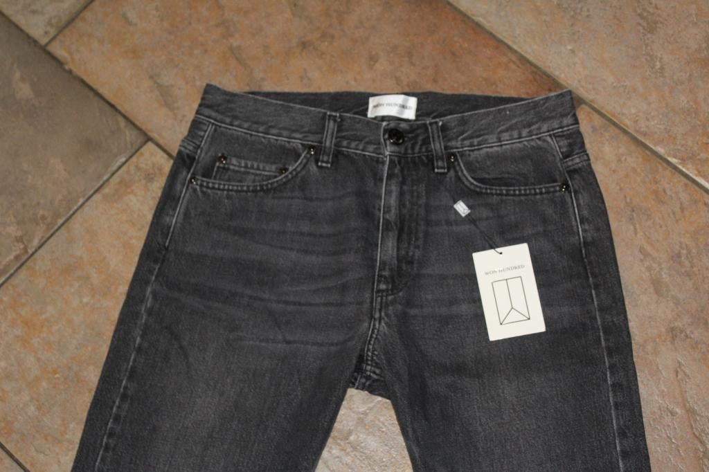 Won Hundred two washed black jeans mt 27 KOOPJE, Kleding | Heren, ., Nieuw, W32 (confectie 46) of kleiner, Ophalen of Verzenden