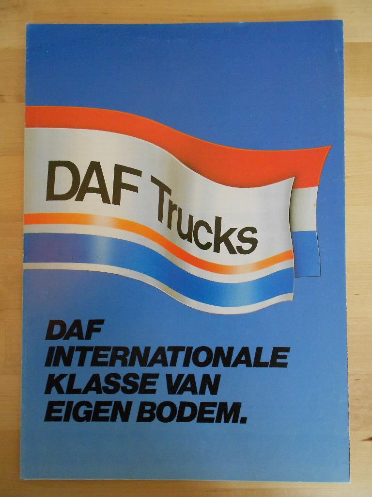 DAF Programma ca 1983 Brochure – 3300 2800 2500 2300 2100, Ophalen of Verzenden, Zo goed als nieuw, Overige merken, DAF