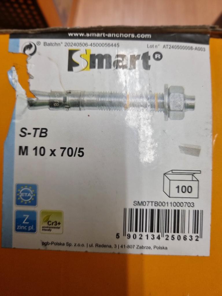 Keilbout (doorsteek anker) van PGB Smart, Doe-het-zelf en Verbouw, Ophalen of Verzenden, Nieuw, 50 tot 100 mm, Overige typen