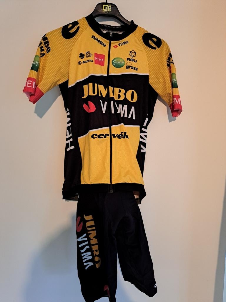 Visma Lease a Bike en Jumbo-Visma kleding, Ophalen of Verzenden, Zo goed als nieuw, Visma Lease a Bike, Bovenkleding