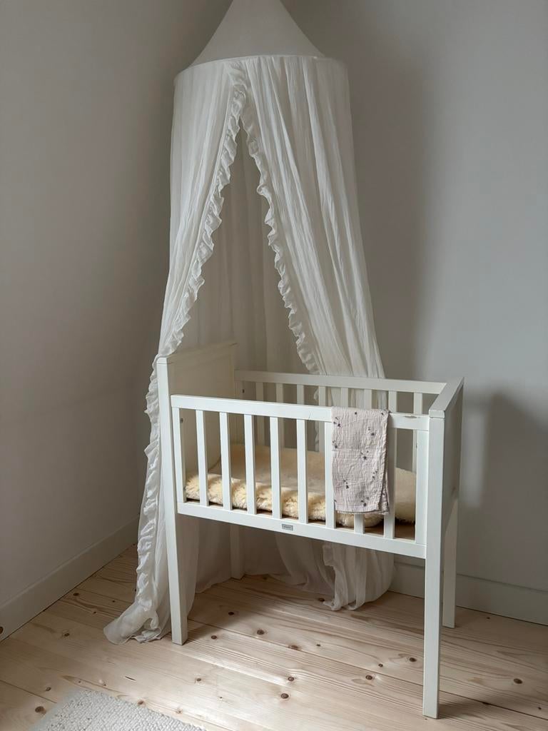 Wiegje new born baby kamer baby bedje wit, Ophalen of Verzenden, Gebruikt, Wieg