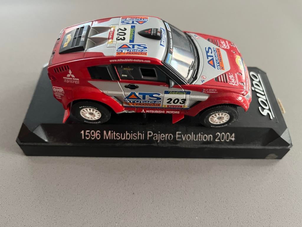 Solido Mitsubishi Pajero Evolution 2004, Ophalen of Verzenden, Zo goed als nieuw, Auto, Solido