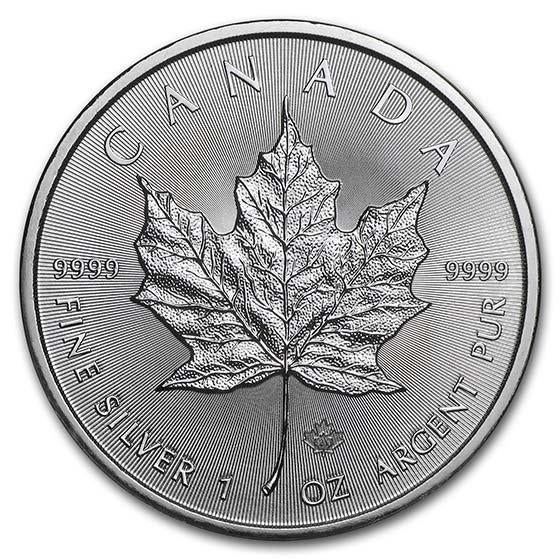Canada Maple leaf 2021, Verzenden, Zilver