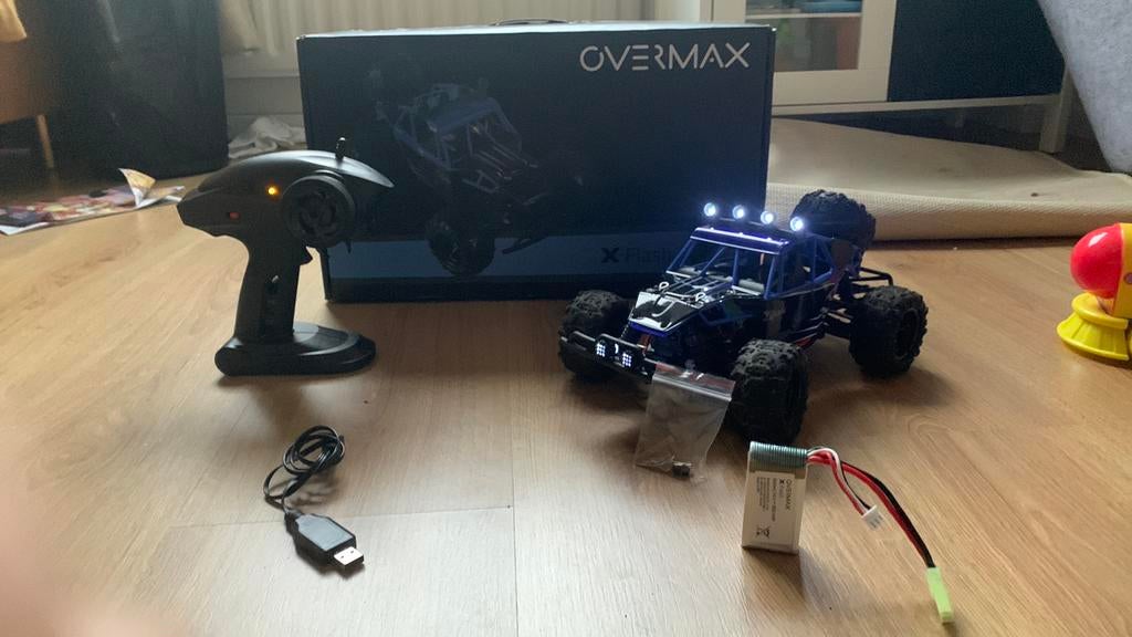 Overmax X-Flash RC auto, Elektro, Auto offroad, Ophalen of Verzenden, Zo goed als nieuw