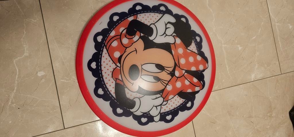 Minnie Mouse LED Plafondlamp, Ophalen of Verzenden, Zo goed als nieuw, Kunststof, Kindvriendelijk