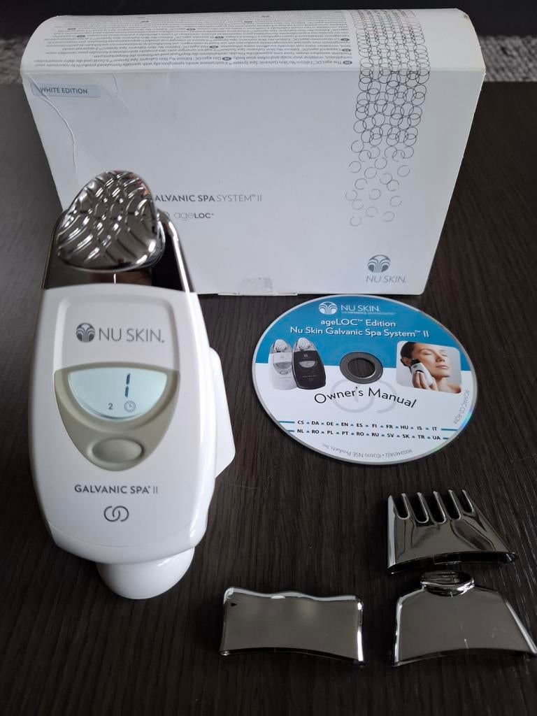  Nu Skin ageLOC Galvanic Spa System II, Sieraden, Tassen en Uiterlijk, Uiterlijk | Gezichtsverzorging, Zo goed als nieuw, Gehele gezicht