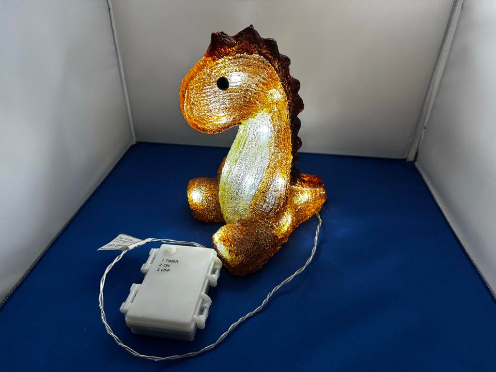 Leuke decoratieve dinosaurus lamp, Ophalen of Verzenden, Zo goed als nieuw, Kunststof