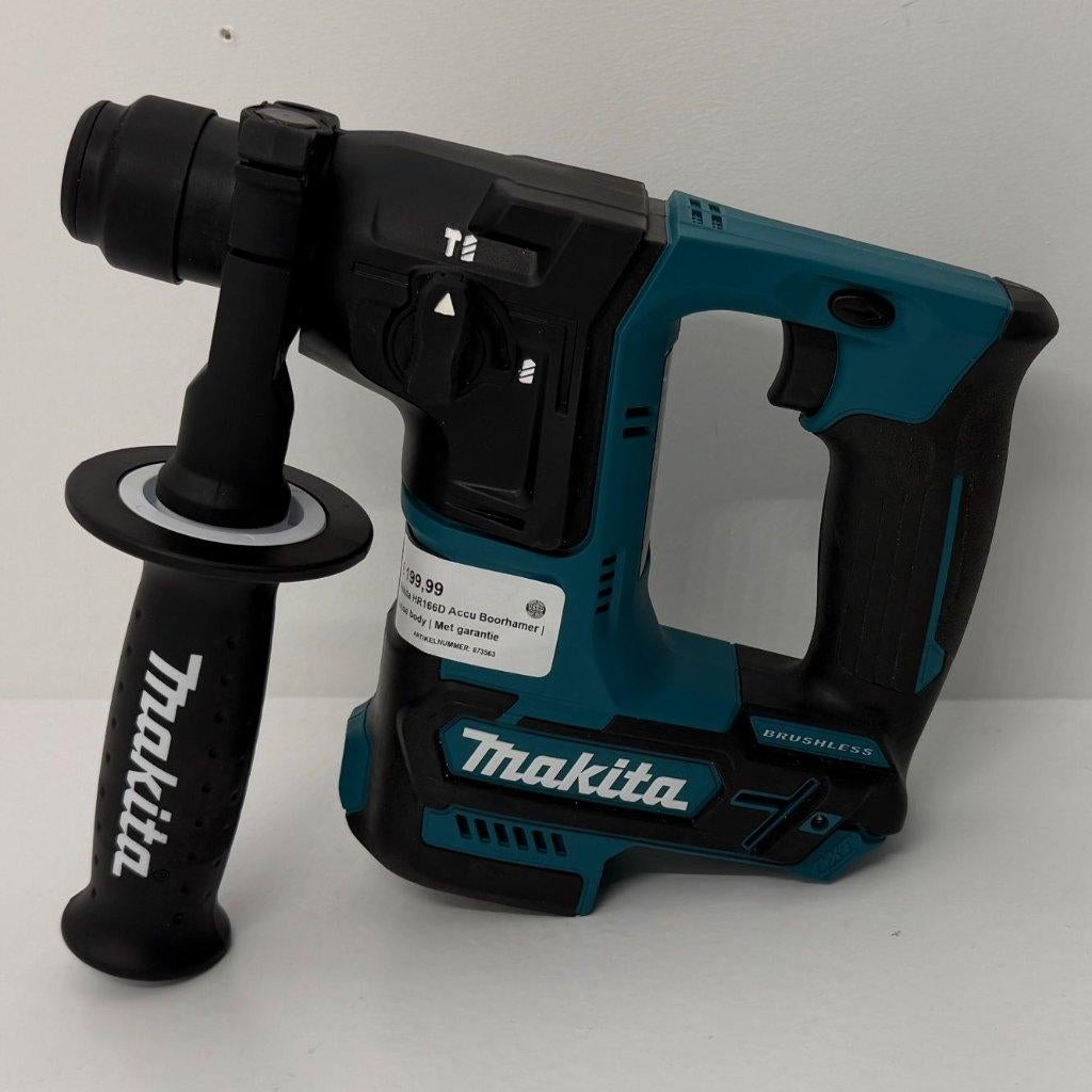 Makita HR166D Accu Boorhamer | Losse body | Met garantie, Boor- en/of Breekhamer, Dordrecht@usedproducts.nl, Toulonselaan 72, Ophalen of Verzenden