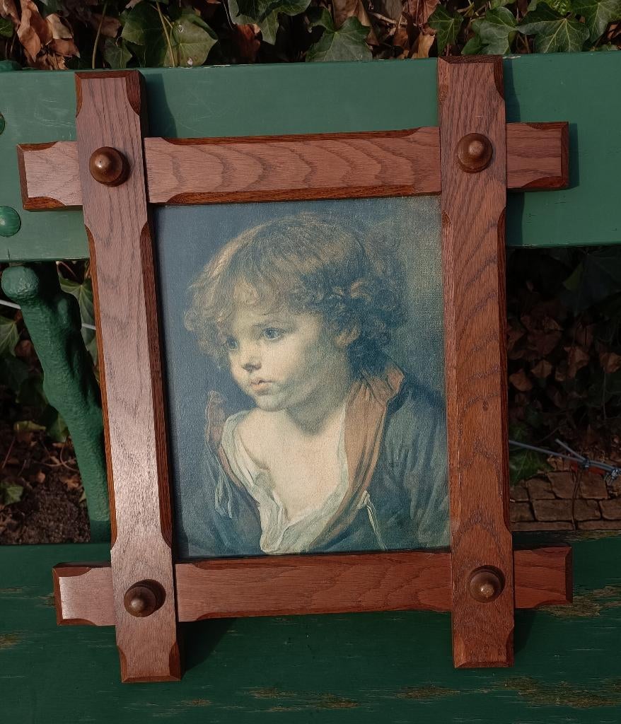 Jean Baptiste Geuze - Petit garcon blond (blonde jongen), Huis en Inrichting, Woonaccessoires | Schilderijen, Tekeningen en Foto's