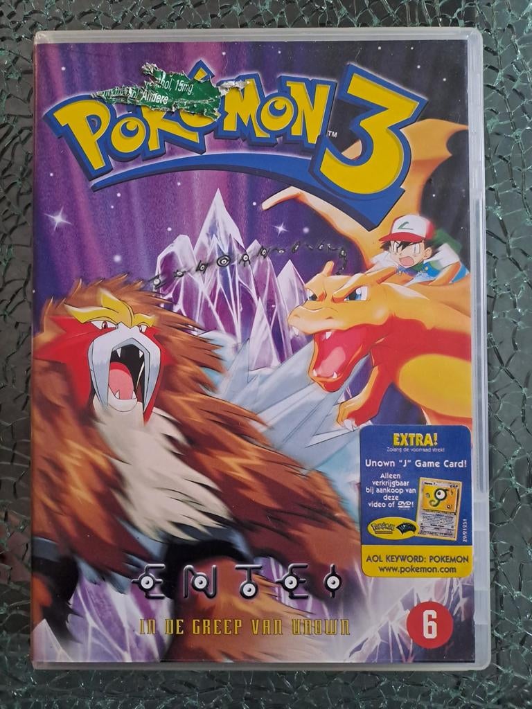 Pokemon 3 (dvd), Cd's en Dvd's, Dvd's | Tekenfilms en Animatie, Tekenfilm, Ophalen of Verzenden, Zo goed als nieuw, Alle leeftijden
