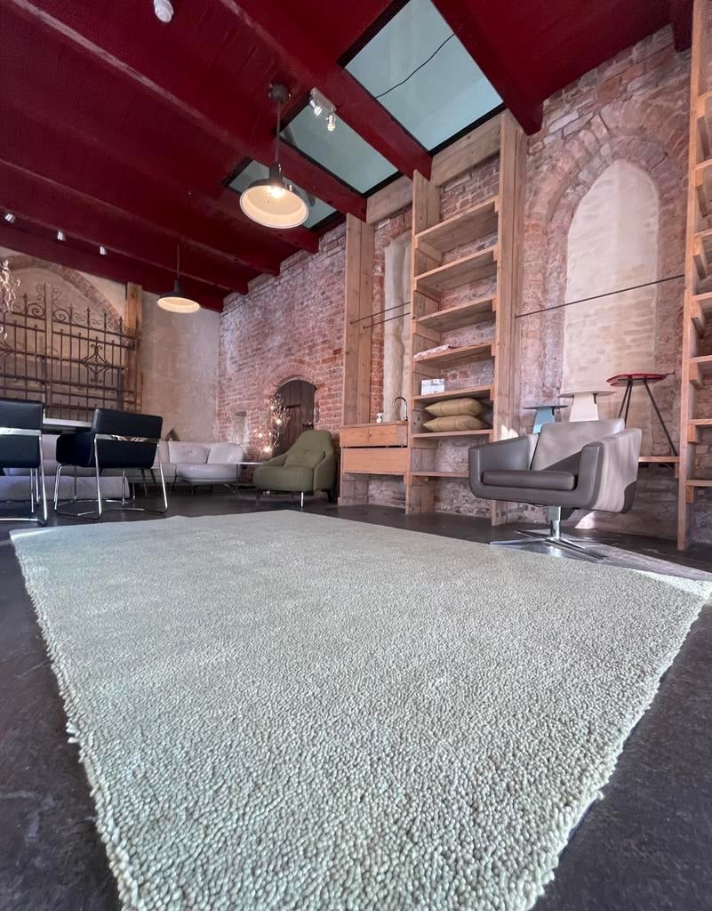 Brink en Campman Basalt tapijt light green NIEUW