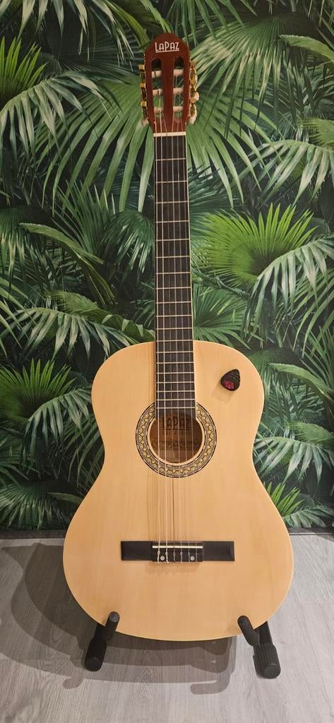 Lapaz akoestische gitaar, Muziek en Instrumenten, Ophalen, Zo goed als nieuw, Klassieke of Spaanse gitaar