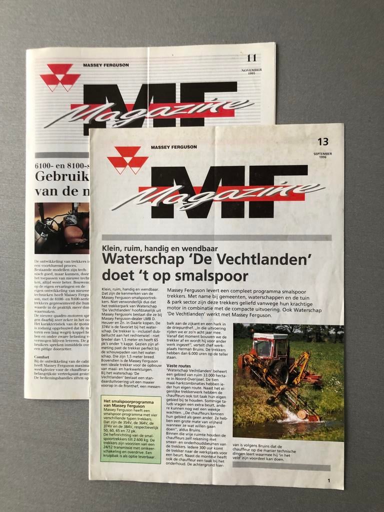 Massey Ferguson Magazine - Oldtimer Tractoren, Verzamelen, Tijdschriften, Kranten en Knipsels, Tijdschrift, Nederland, 1980 tot heden