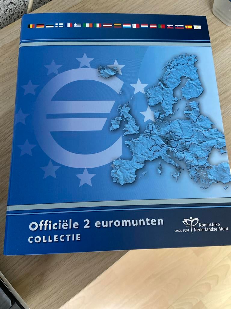 Album voor 2 Euromunten - 10 Bladen, Ophalen of Verzenden, Verzamelmap