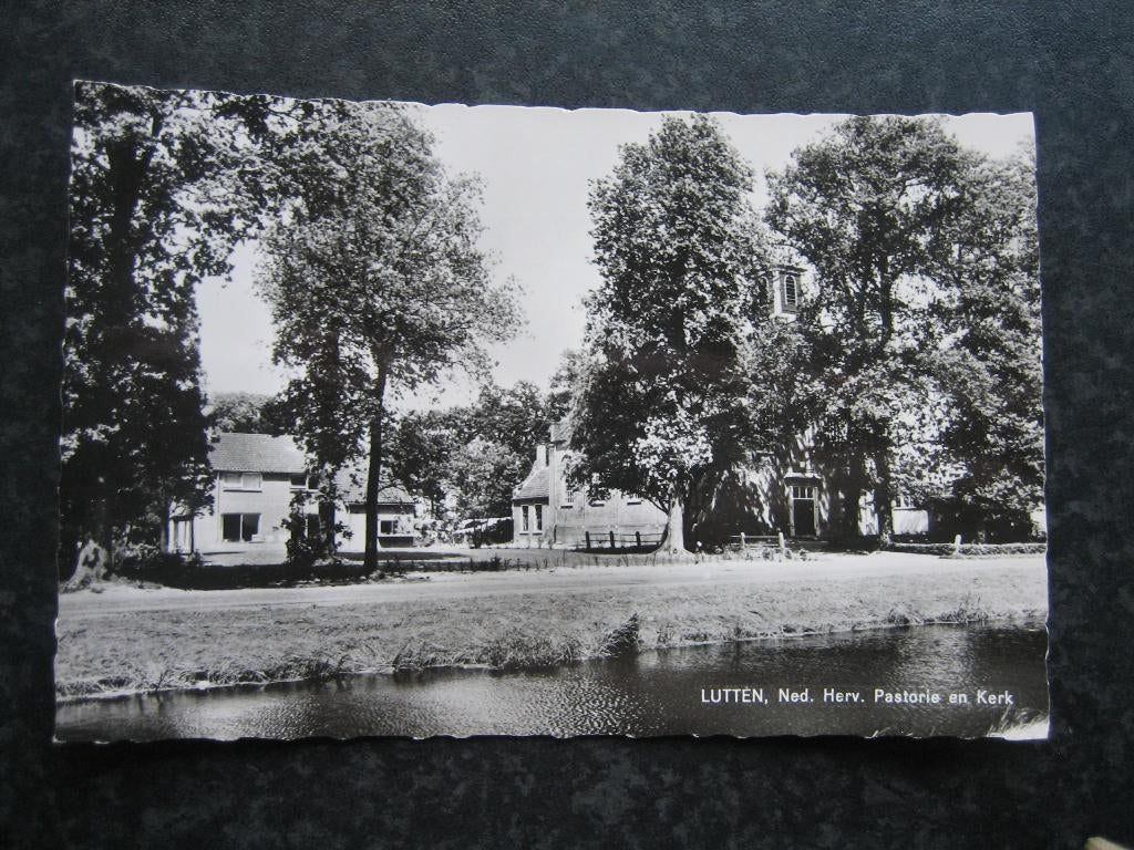 LUTTEN Pastorie en N.H. Kerk JosPe 1966, Ophalen of Verzenden, 1960 tot 1980, Overijssel