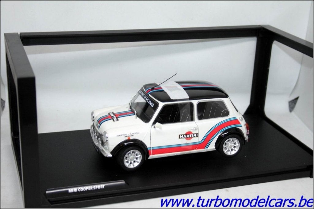 Mini Cooper Sport Martini Racing 1/18 Solido, Hobby en Vrije tijd, Ophalen of Verzenden, Nieuw, Auto, Solido