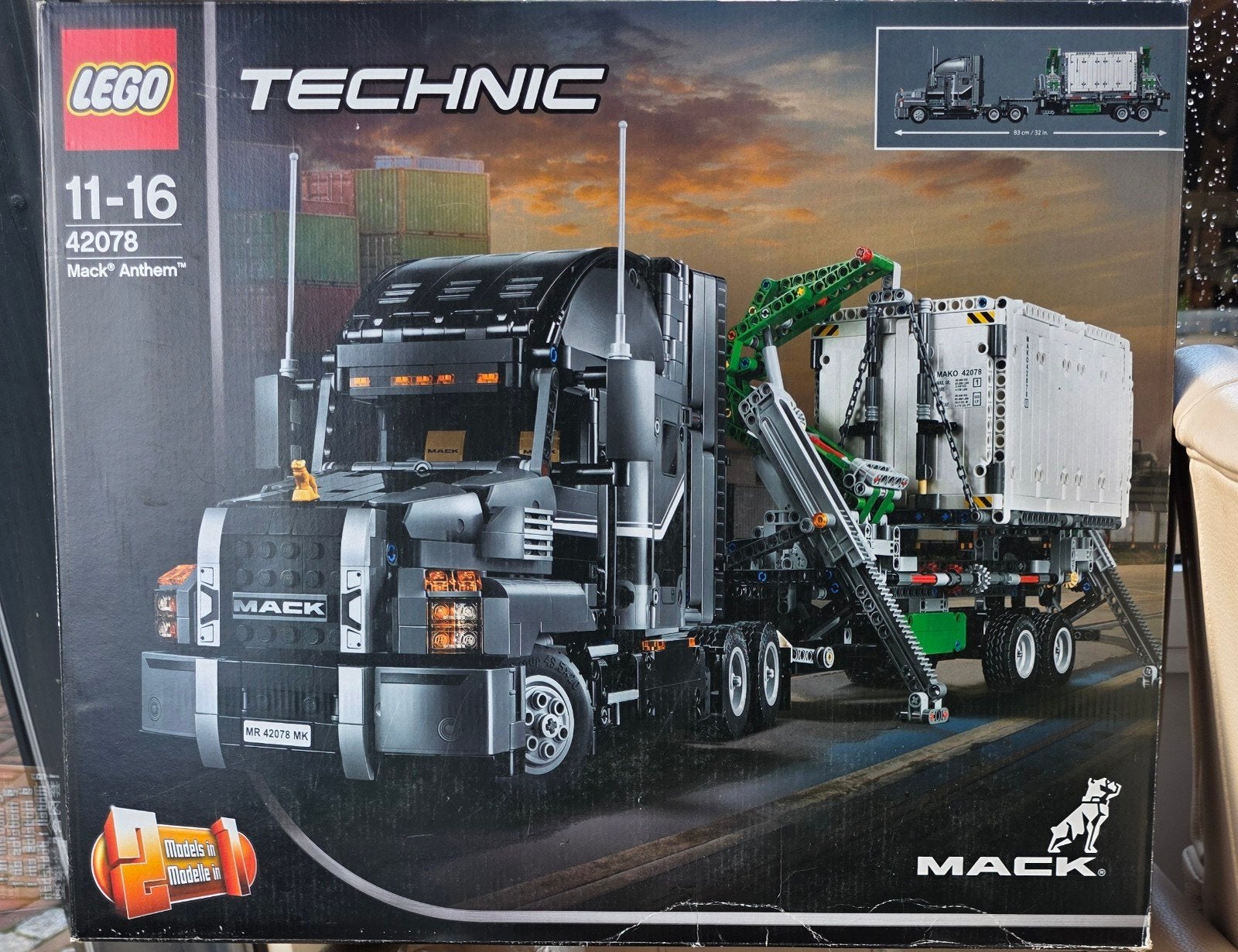 LEGO Technic Mack Anthem 42078 - Zo goed als nieuw, Ophalen of Verzenden, Zo goed als nieuw