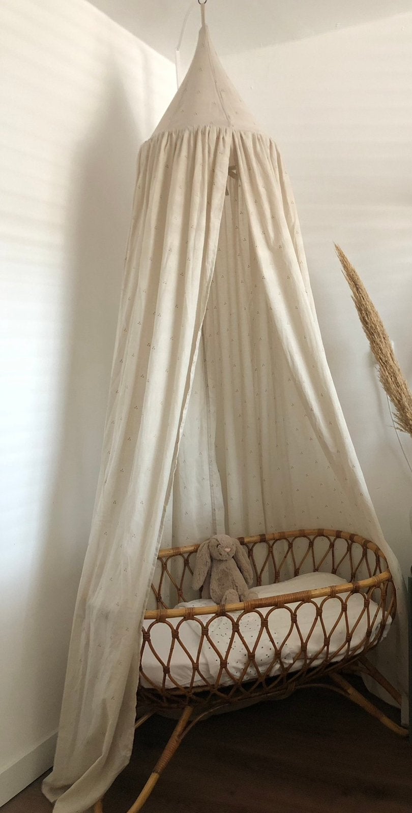 Vintage rotan wieg, Ophalen, Gebruikt, Wieg