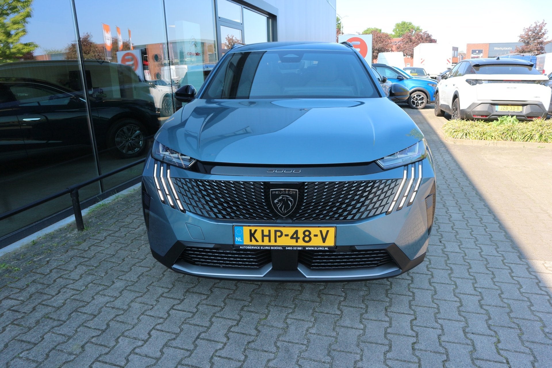 Peugeot 5008 1.2 Hybrid 145 Allure 7 ZITS CAMERA CRUISE KEYL, Auto's, 136 pk, Gebruikt, 1199 cc, Blauw