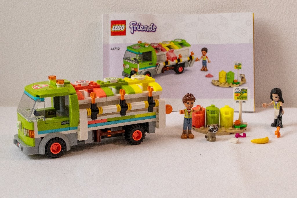 LEGO Friends 41712 Recycle vrachtwagen, Lego, Inclusief instructies, Ophalen of Verzenden, Zo goed als nieuw