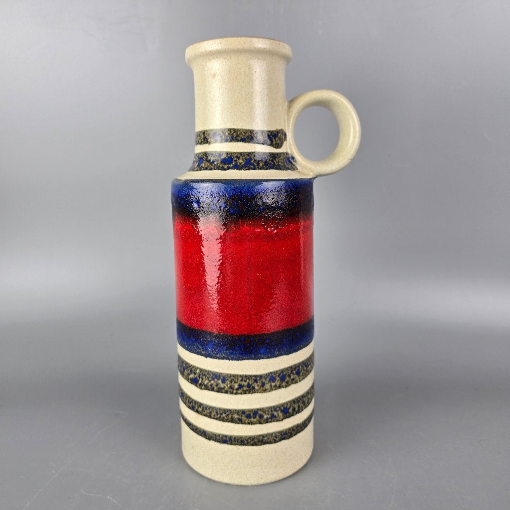 Vintage West-Duitse Fat Lava vaas. Scheurich 401-28, Antiek en Kunst, Ophalen of Verzenden