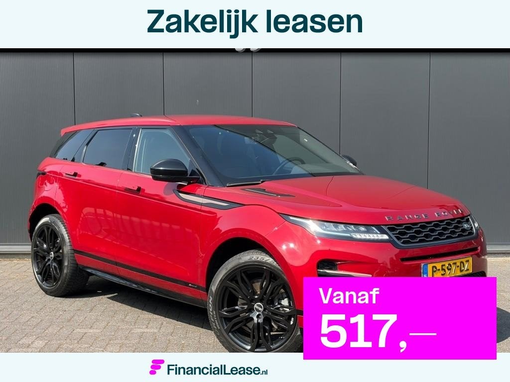 Land Rover Range Rover Evoque 2.0 P200 R-Dynamic Leder LED N, 1800 kg, Adaptive Cruise Control, 4 cilinders, Leder