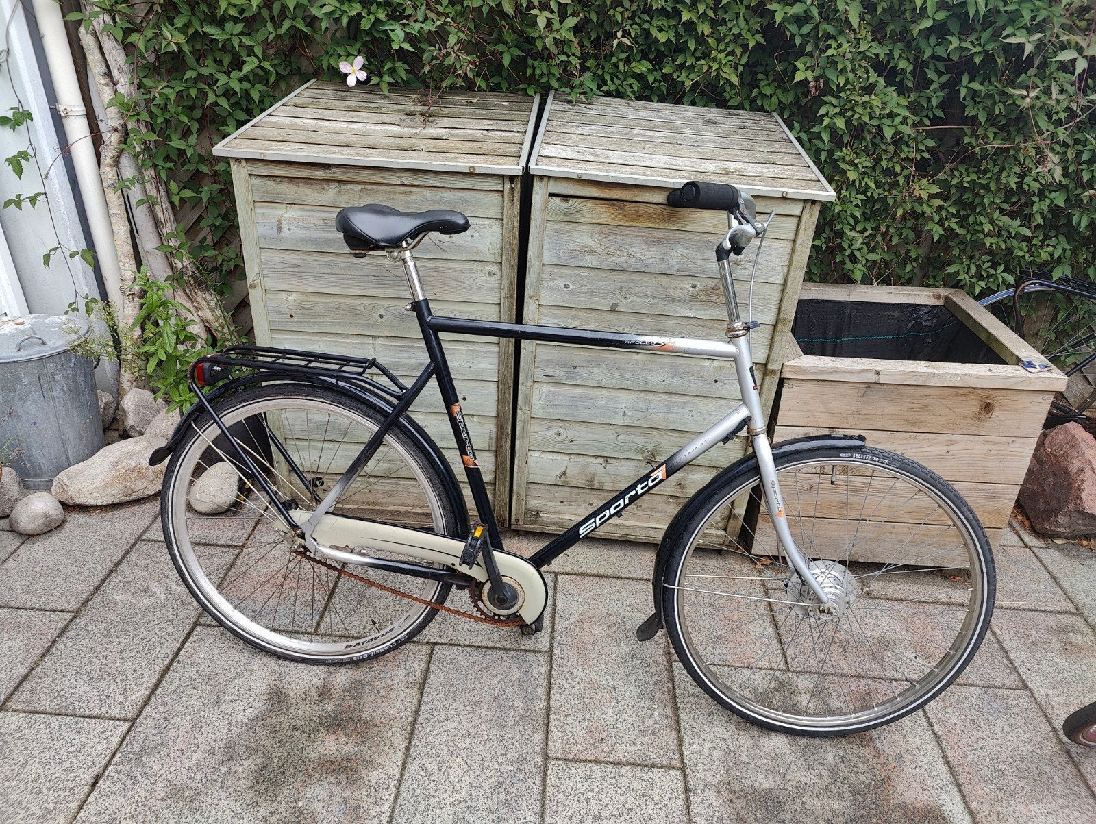 Sparta herenfiets, Ophalen, Gebruikt, Terugtraprem, Sparta