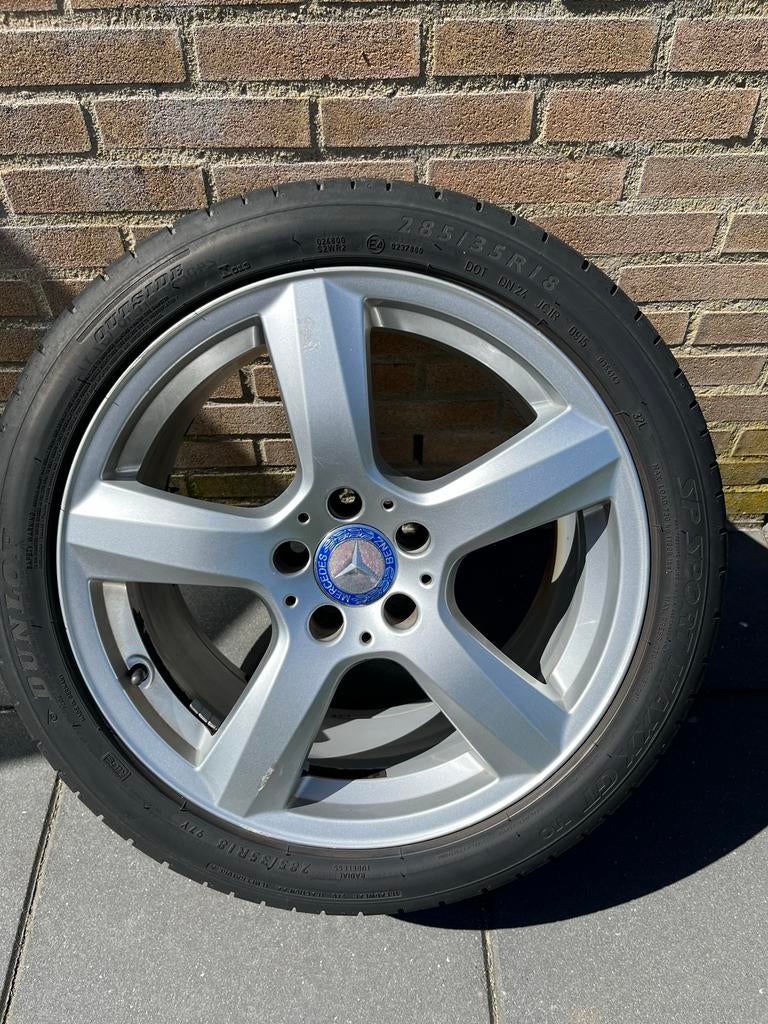 Originele Mercedes velgen breedset 18 inch, Ophalen, 18 inch, Banden en Velgen, Personenwagen