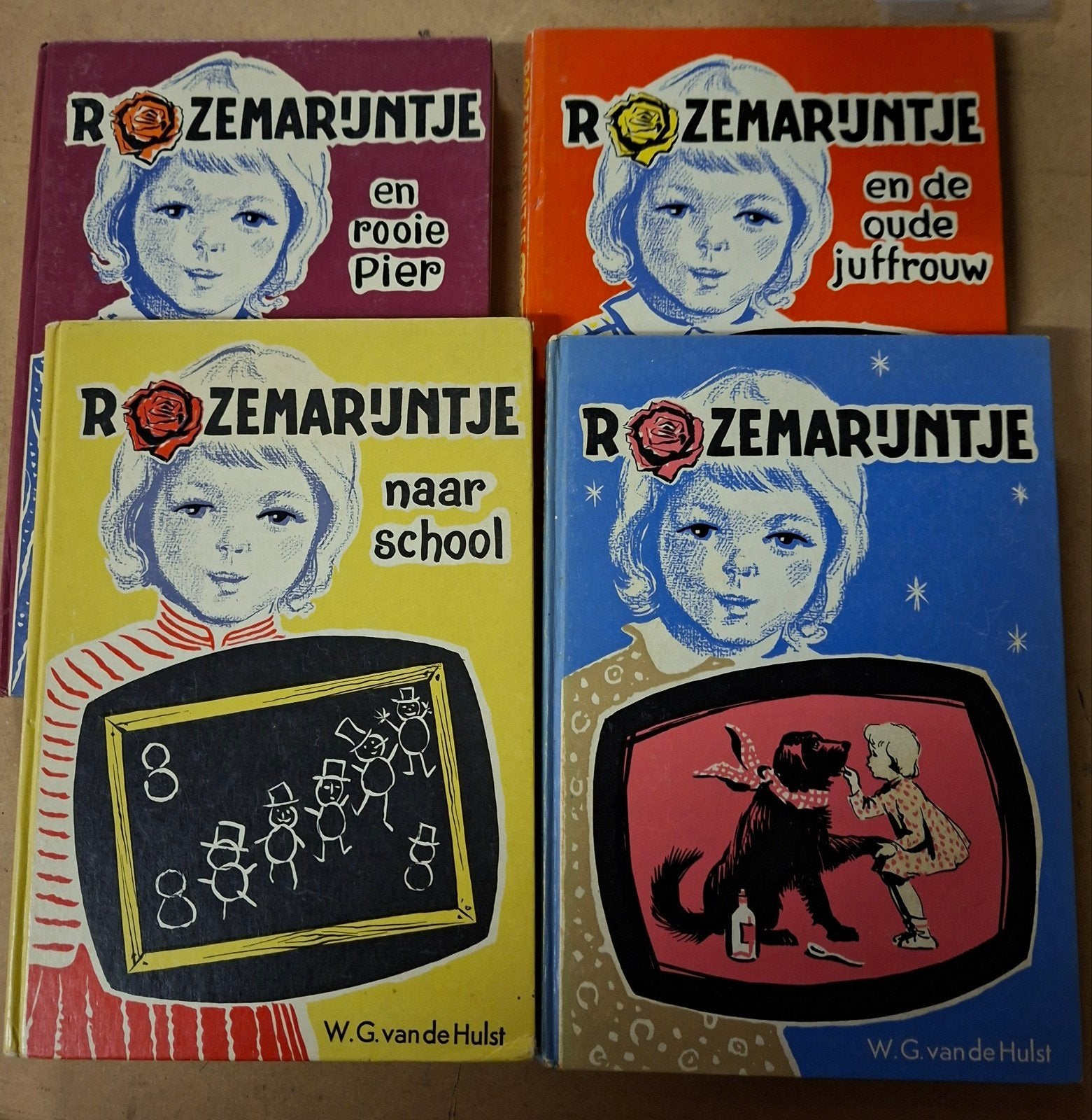 4 mooie oude boekjes Rozemarijntje, Ophalen of Verzenden, Gelezen, Fictie algemeen
