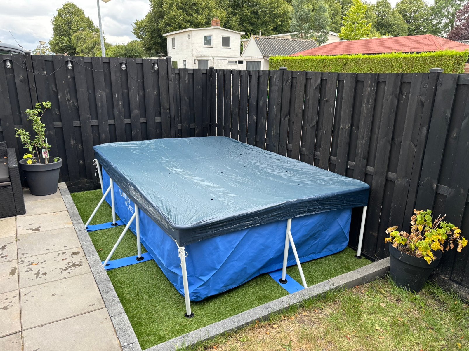 Zwembad+Afdekhoes+FilterPomp+Chloordrijver+180 chloortablet, Tuin en Terras, Minder dan 80 cm, Ophalen of Verzenden, Zo goed als nieuw