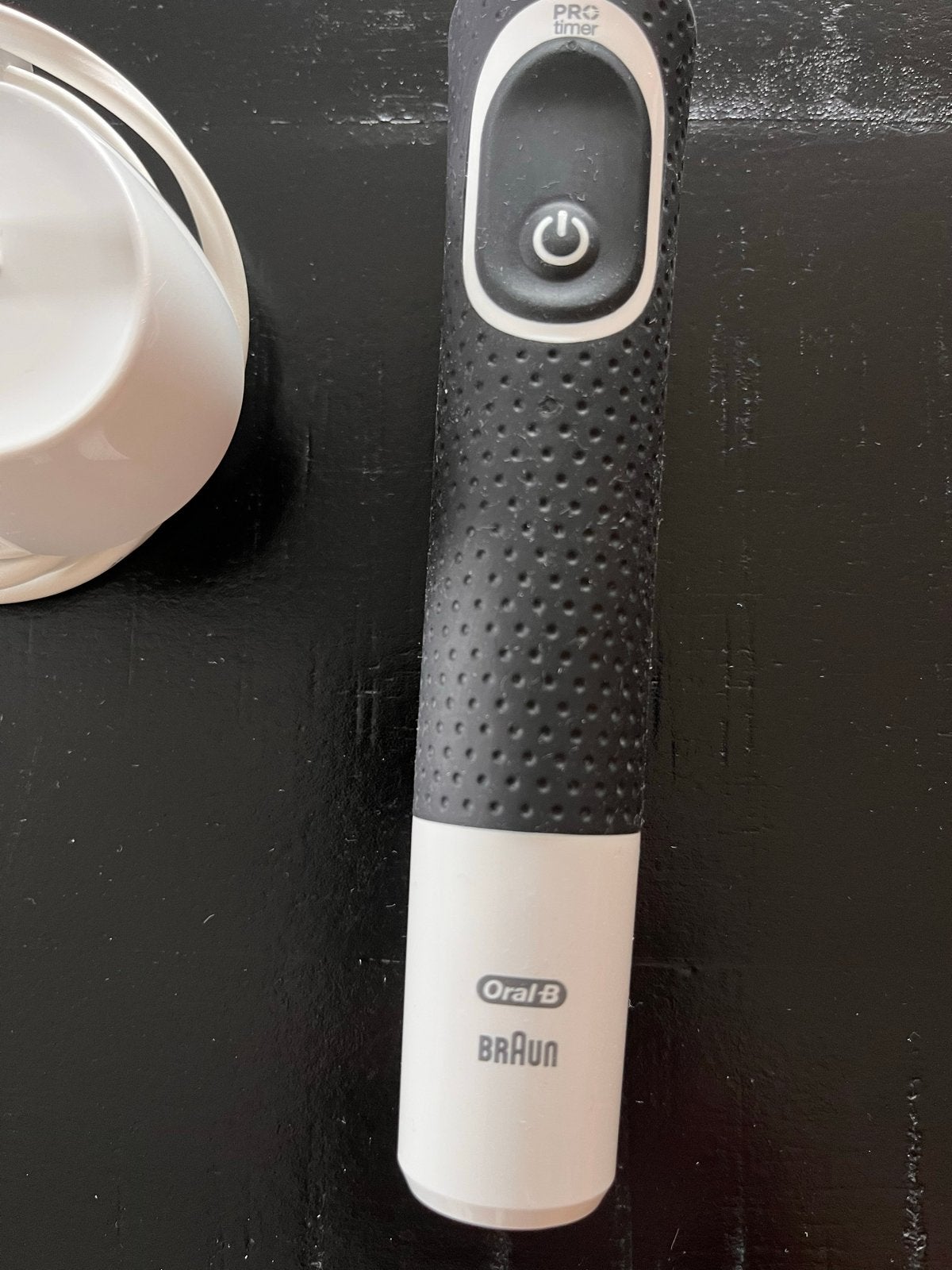 Oral-B elektrische tandenborstel met oplader en opzetborstel, Ophalen, Gebruikt, Mondverzorging