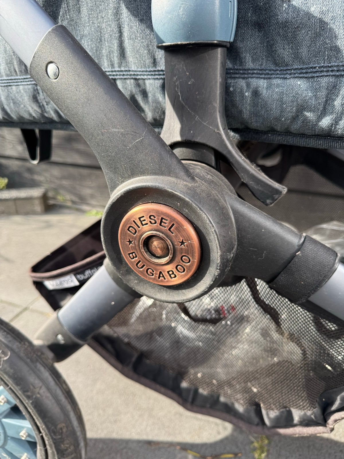Bugaboo Diesel Denim Limited Edition Kinderwagen/Wandelwagen, Ophalen of Verzenden, Gebruikt, Combiwagen, Bugaboo