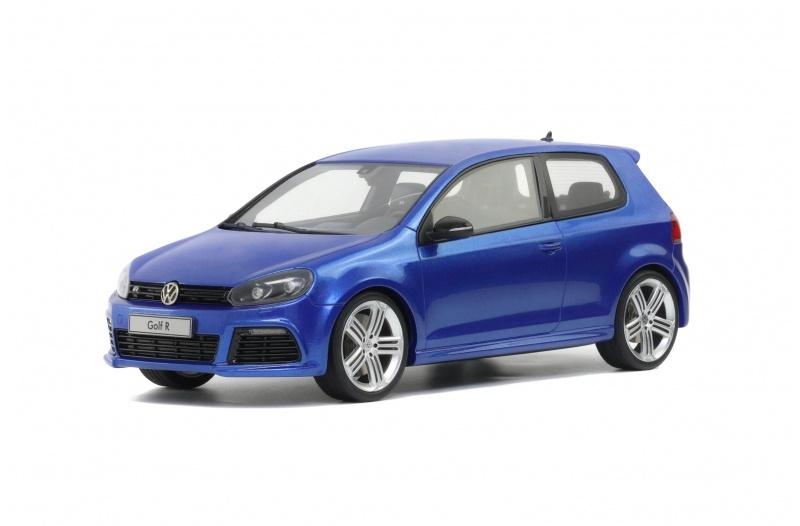 OttoMobile 1/18 Volkswagen Golf VI R blauw OT412, Hobby en Vrije tijd, Modelauto's | 1:18, Ophalen of Verzenden, Zo goed als nieuw