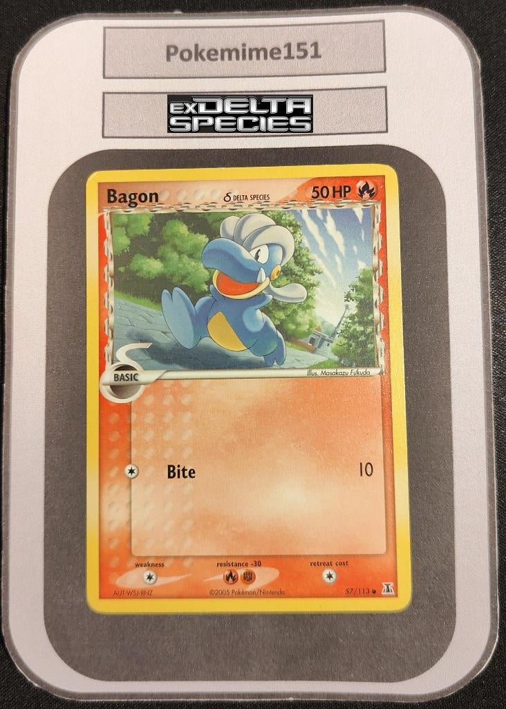 [Pokémon] Bagon Delta Species, Verzenden, Zo goed als nieuw, Losse kaart