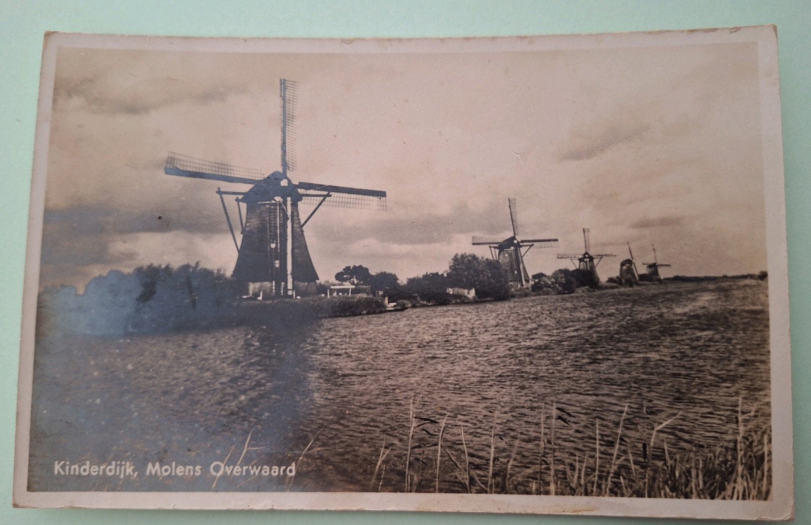Kinderdijk, molens, Verzamelen, Ansichtkaarten | Nederland, Ophalen of Verzenden, Voor 1920, Zuid-Holland