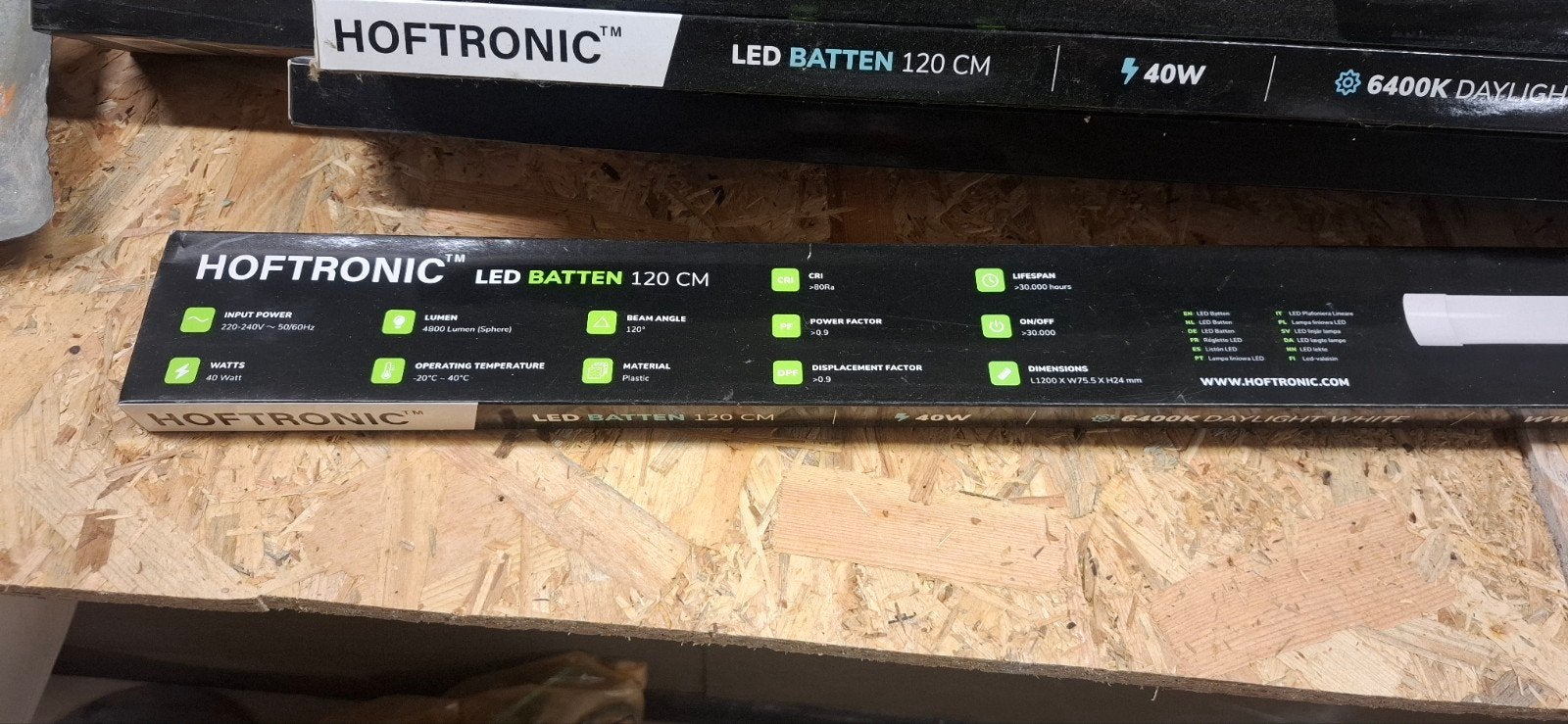 HOFTRONIC LED Batten 120 cm - 40W - 6400K Daglicht Wit, Ophalen of Verzenden, Nieuw, Overige merken, Overige typen