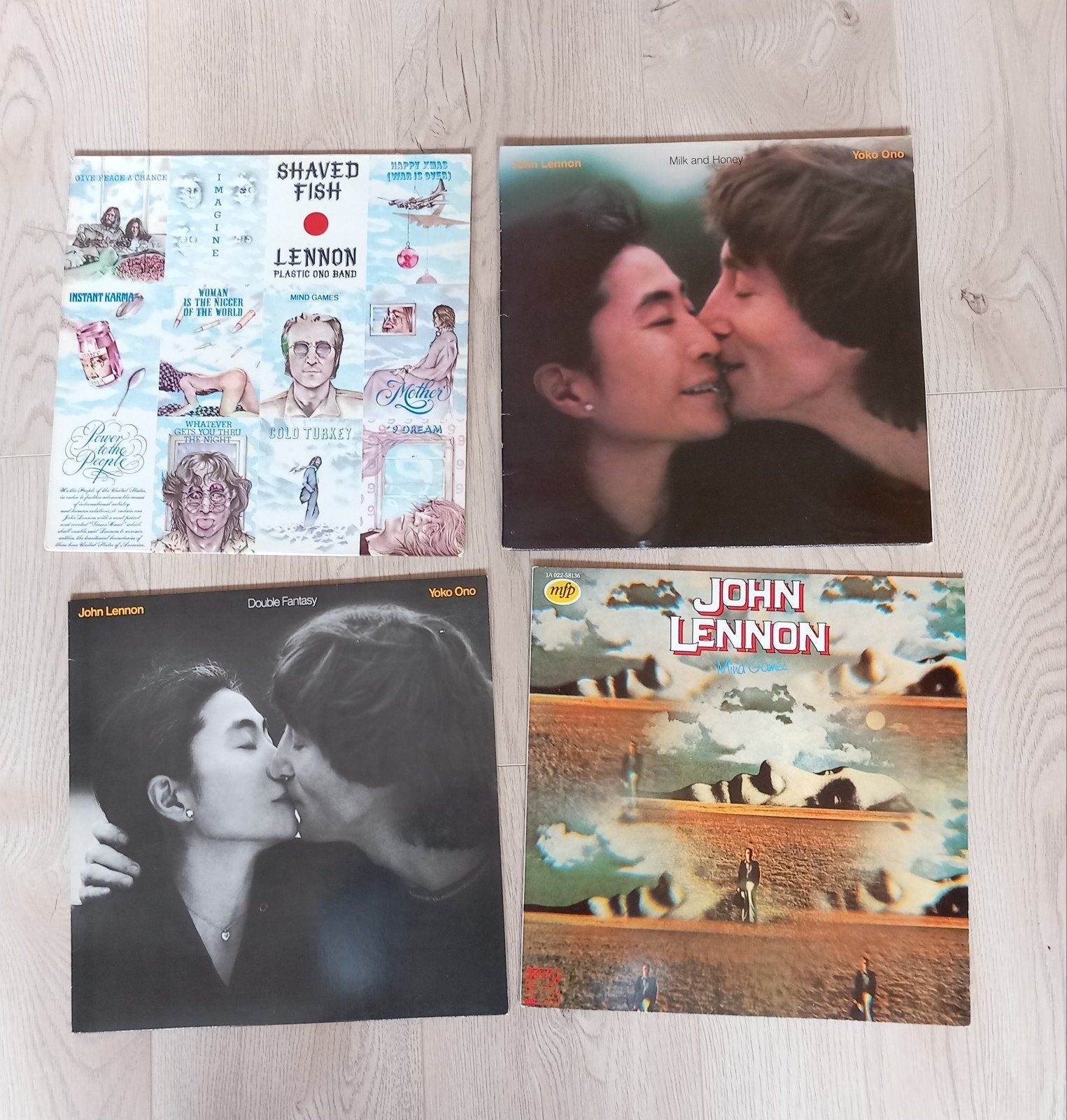 lp,s John lennon 4 stuks, Ophalen of Verzenden, Gebruikt, 12 inch